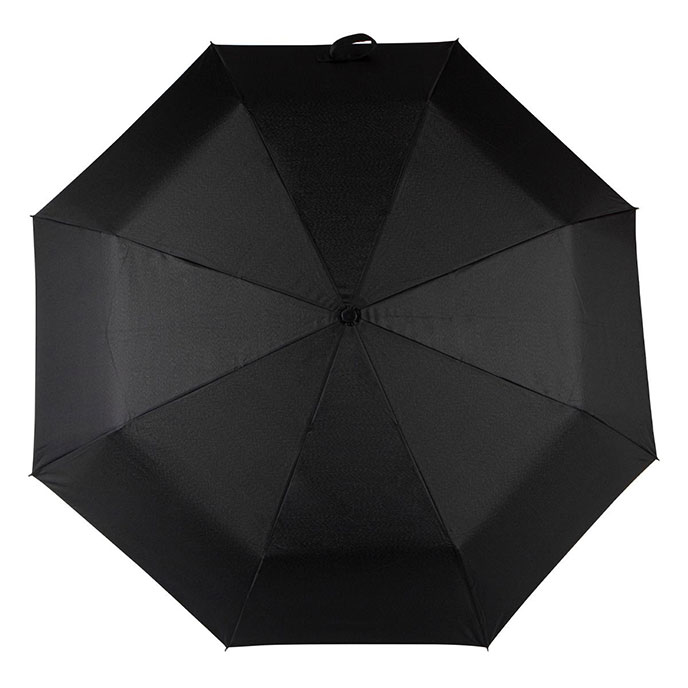 totes® Supermini Plain Black with Gearstick Handle (3 Section) Extra Image 1